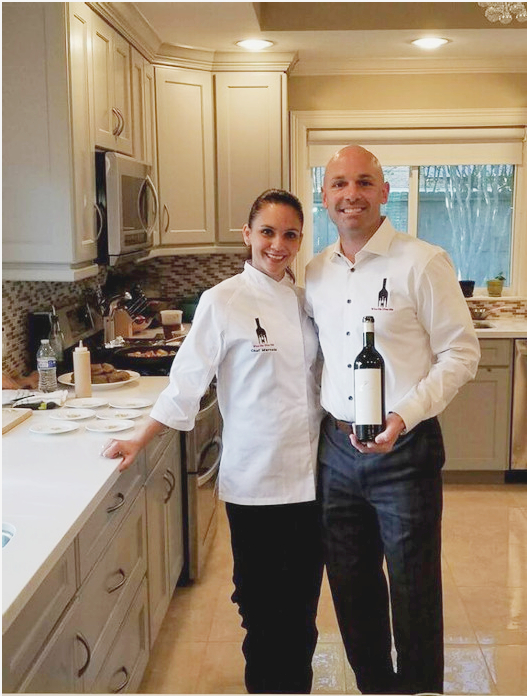 Chef Marcela and Wine Expert Keith Livingston
